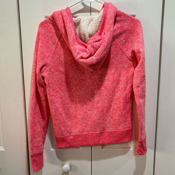 AMERICAN EAGLE Women’s Pink Zip Up Hooded Hoodie Sweatshirt Jacket - size S - Picture 2 of 4